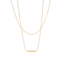 Load image into Gallery viewer, DAINTY BAR NECKLACE