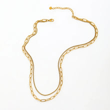Load image into Gallery viewer, DOUBLE TROUBLE NECKLACE - Katie Rae Collection