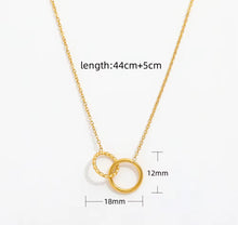 Load image into Gallery viewer, TWIN FLAME NECKLACE