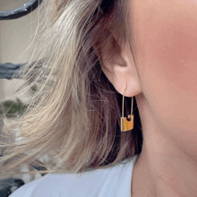 Load image into Gallery viewer, LOCK EARRINGS