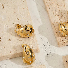 Load image into Gallery viewer, GLAM TEARDROP EARRING - Katie Rae Collection