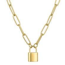 Load image into Gallery viewer, DOUBLE LOCK NECKLACE - Katie Rae Collection