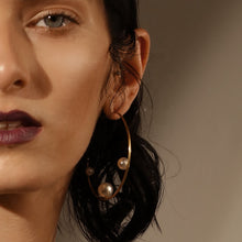 Load image into Gallery viewer, PEARL HOOP - Katie Rae Collection