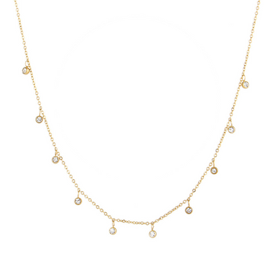 DAINTY DROP NECKLACE - Katie Rae Collection