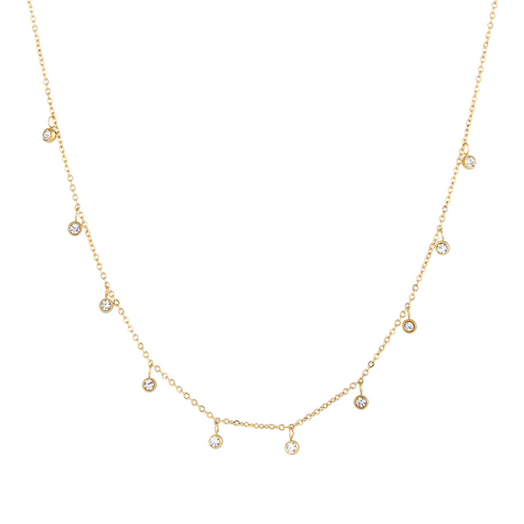 DAINTY DROP NECKLACE - Katie Rae Collection