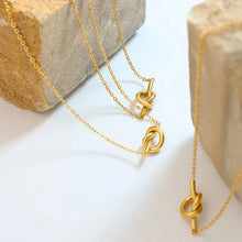 Load image into Gallery viewer, LOVE ME KNOT NECKLACE
