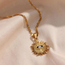 Load image into Gallery viewer, LULU EVIL EYE NECKLACE
