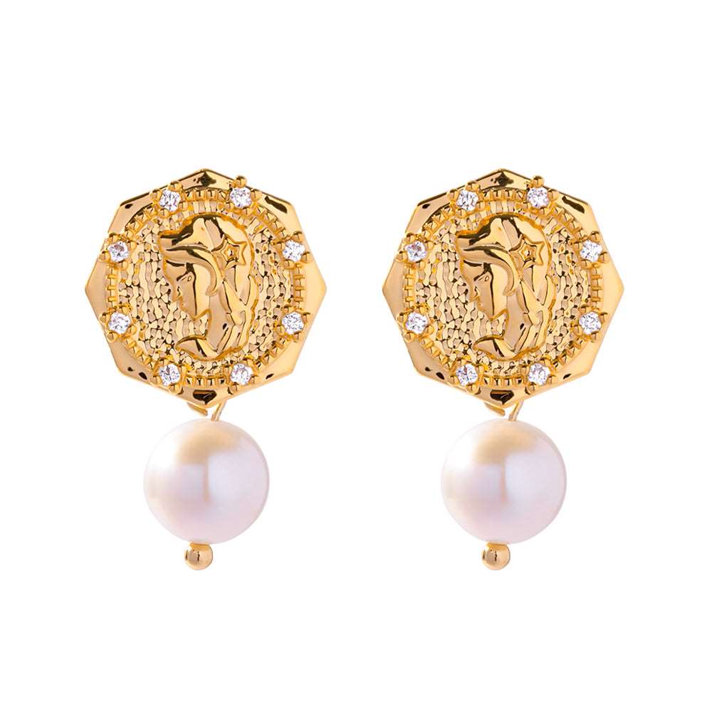 VINTAGE PEARL EARRINGS