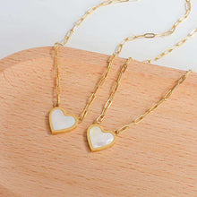 Load image into Gallery viewer, ENAMEL HEART NECKLACE
