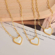 Load image into Gallery viewer, ENAMEL HEART NECKLACE
