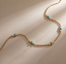 Load image into Gallery viewer, AZURE TURQUOISE NECKLACE
