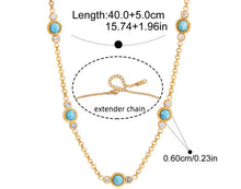 Load image into Gallery viewer, AZURE TURQUOISE NECKLACE
