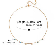 Load image into Gallery viewer, SANTORINI TURQUOISE NECKLACE
