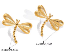 Load image into Gallery viewer, DRAGONFLY EARRINGS
