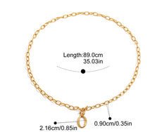 Load image into Gallery viewer, LINEA DROP NECKLACE
