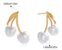 Load image into Gallery viewer, CHERRY PEARL EARRINGS
