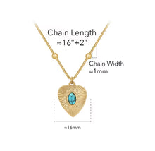 Load image into Gallery viewer, VINTAGE TURQUOISE HEART
