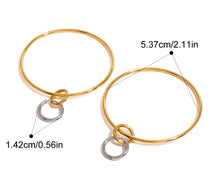 Load image into Gallery viewer, TRIPLE HOOP EARRINGS
