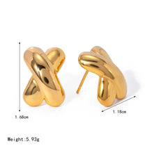 Load image into Gallery viewer, X MARKS THE SPOT EARRINGS
