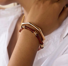 Load image into Gallery viewer, GIANA ACRYLIC  BRACELET STACK
