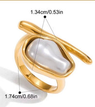 Load image into Gallery viewer, MONACO PEARL RING
