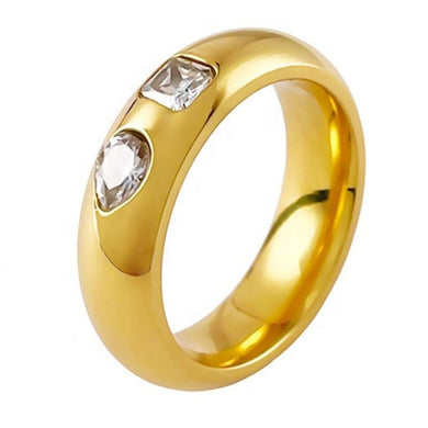 BLING RING - Gold Ring - 18k Gold - - Katie Rae Collection