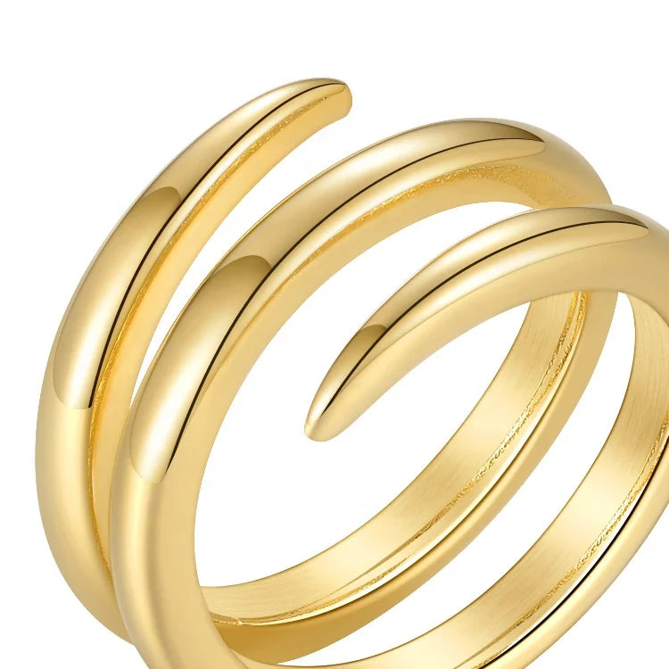 DYLAN RING | Gold Rings | Chunky Rings – Katie Rae Collection