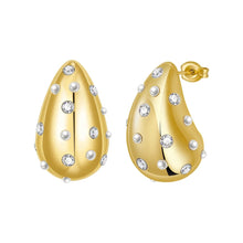 Load image into Gallery viewer, GLAM TEARDROP EARRING - Katie Rae Collection
