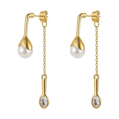 SELENA PEARL EARRING - Katie Rae Collection