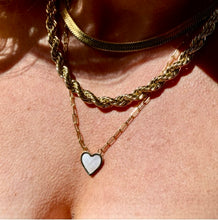 Load image into Gallery viewer, ENAMEL HEART NECKLACE
