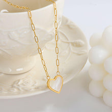 Load image into Gallery viewer, ENAMEL HEART NECKLACE
