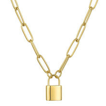 Load image into Gallery viewer, DOUBLE LOCK NECKLACE
