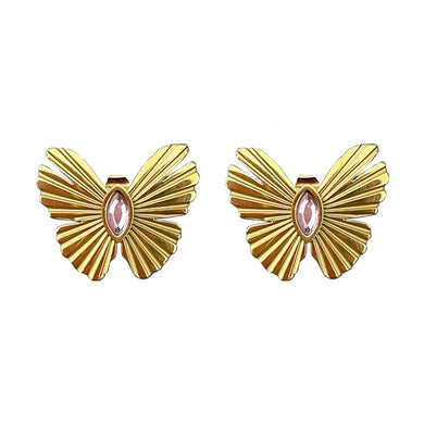 VINTAGE BUTTERFLY STUDS - Katie Rae Collection