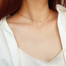 Load image into Gallery viewer, DAINTY CROSS NECKLACE
