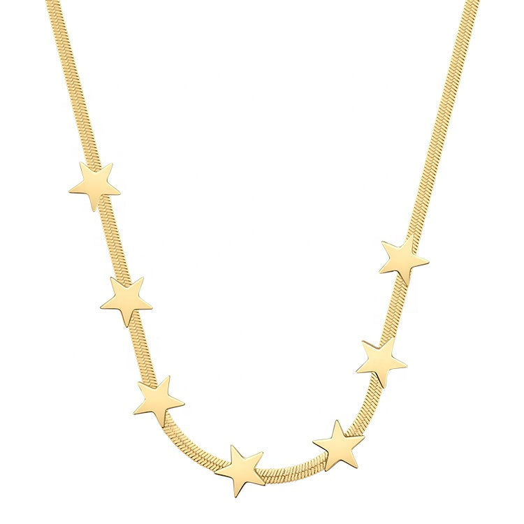 STAR STUDDED NECKLACE - Katie Rae Collection