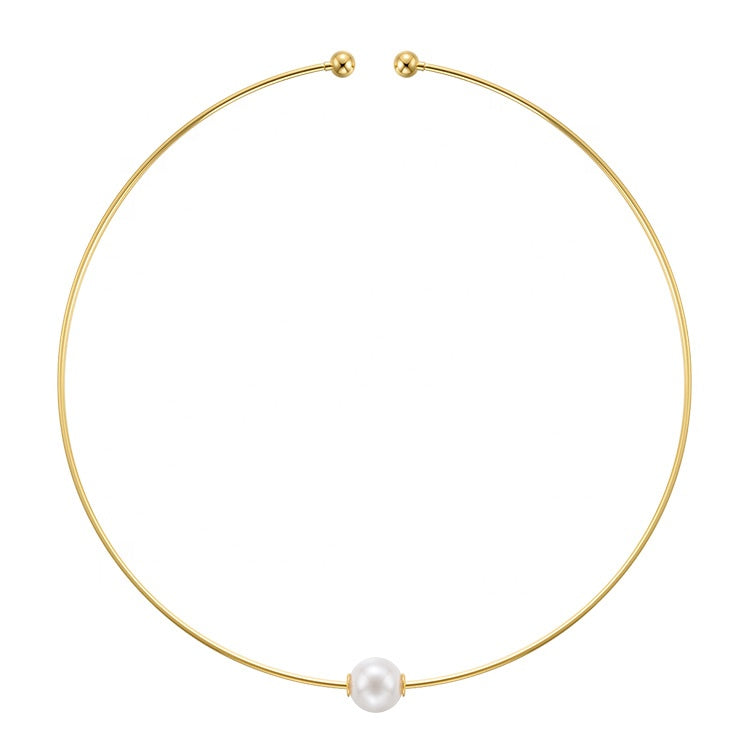 DAINTY PEARL COLLAR - Katie Rae Collection