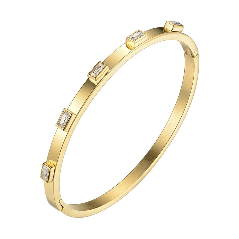 ALYSSA BAGUETTE BRACELET - Katie Rae Collection