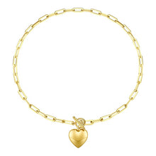 Load image into Gallery viewer, HEART TOGGLE NECKLACE - Katie Rae Collection
