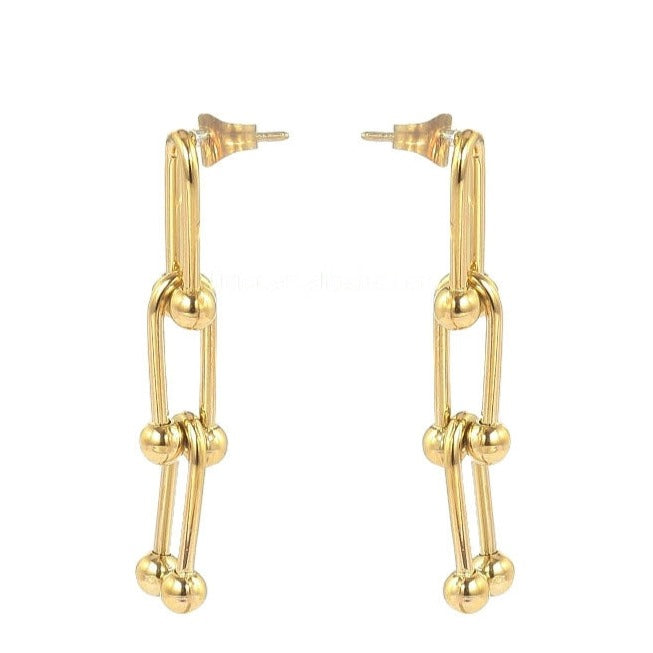 EMMA U SHAPE EARRING - Katie Rae Collection