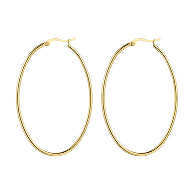 OVAL LANA HOOP - Katie Rae Collection
