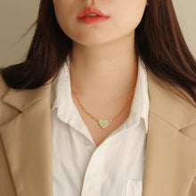Load image into Gallery viewer, ENAMEL HEART NECKLACE
