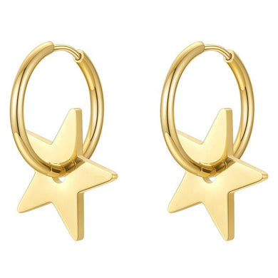 STAR DANGLE HOOP - Katie Rae Collection