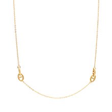 Load image into Gallery viewer, This necklace is the real deal. Dainty gold featuring multiple charm details. Extra long length makes it perfect for layering or doubling up into two strands for a more fitted look. Length 38.5&quot; + 2&quot; extender (98+5.5 cm) multiple ways to wear: long, doubled up, layered 18k gold plated 
